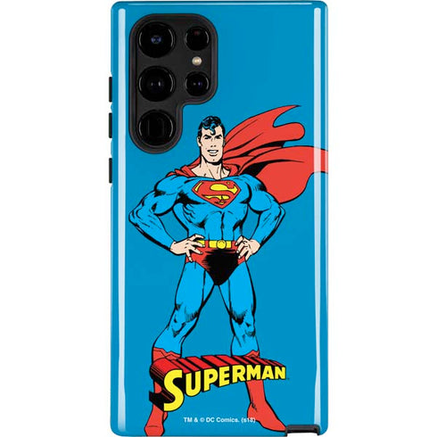 DC Comics Superman Classic Art Pose Galaxy S22 Ultra Pro Case