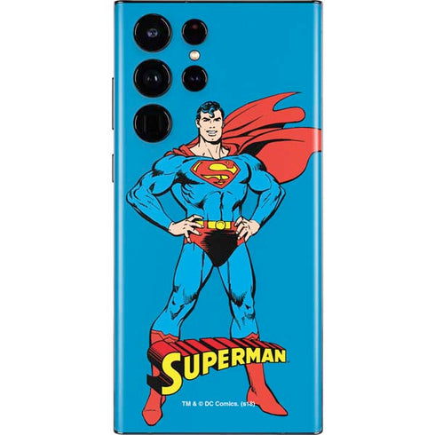 DC Comics Superman Classic Art Pose Galaxy S22 Ultra Skin