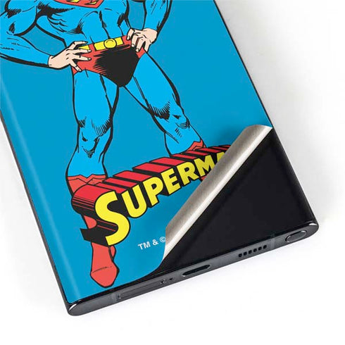 DC Comics Superman Classic Art Pose Galaxy S22 Ultra Skin