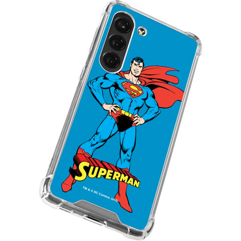 DC Comics Superman Classic Art Pose Galaxy S23 Clear Case