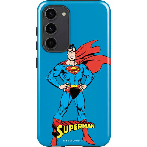 DC Comics Superman Classic Art Pose Galaxy S23 Plus Pro Case