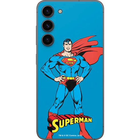 DC Comics Superman Classic Art Pose Galaxy S23 Plus Skin