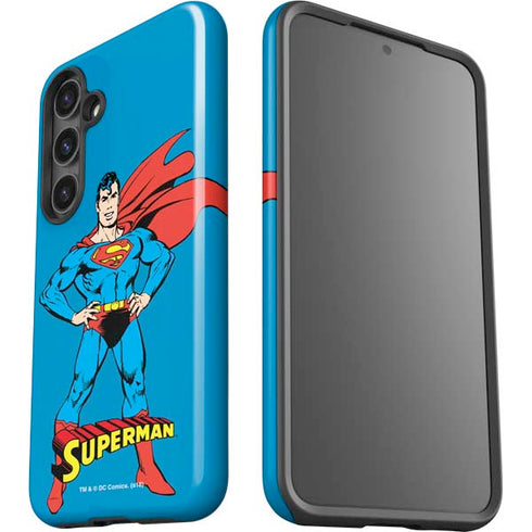 DC Comics Superman Classic Art Pose Galaxy S24 Plus Impact Case