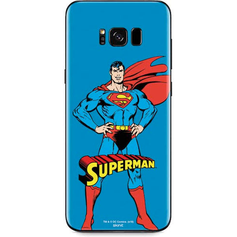 DC Comics Superman Classic Art Pose Galaxy S8 Skin