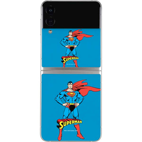 DC Comics Superman Classic Art Pose Galaxy Z Flip3 5G Skin