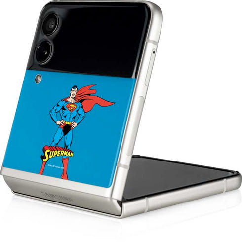 DC Comics Superman Classic Art Pose Galaxy Z Flip3 5G Skin