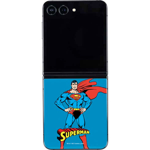 DC Comics Superman Classic Art Pose Galaxy Z Flip5 5G Skin