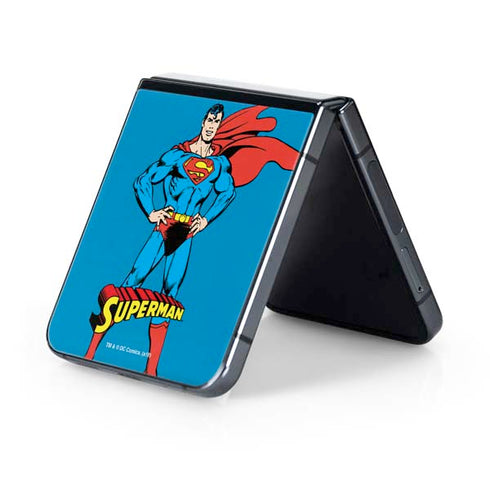 DC Comics Superman Classic Art Pose Galaxy Z Flip5 5G Skin