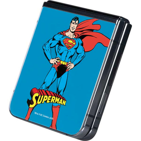 DC Comics Superman Classic Art Pose Galaxy Z Flip5 5G Skin