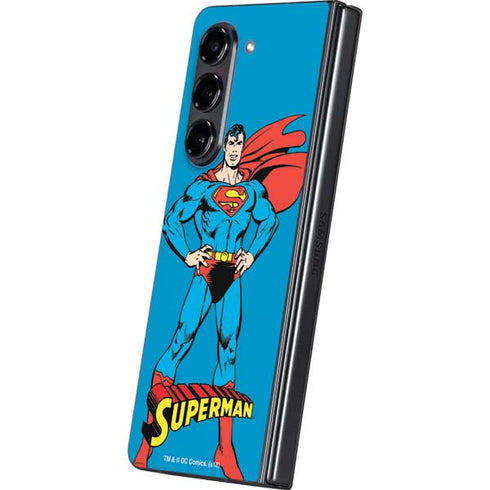 DC Comics Superman Classic Art Pose Galaxy Z Fold5 5G Skin