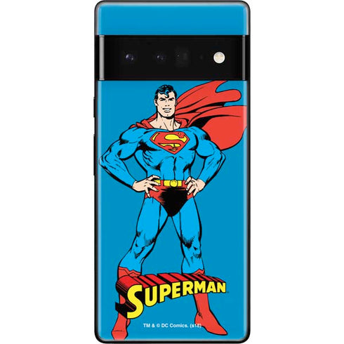 DC Comics Superman Classic Art Pose Google Pixel 6 Pro Skin