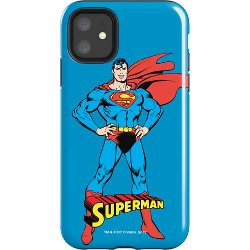 DC Comics Superman Classic Art Pose iPhone 11 Impact Case