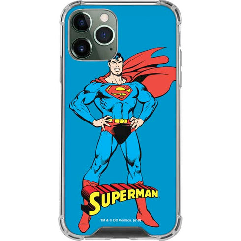 DC Comics Superman Classic Art Pose iPhone 12 Pro Max Clear Case
