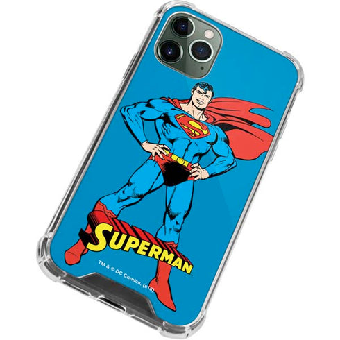 DC Comics Superman Classic Art Pose iPhone 12 Pro Max Clear Case