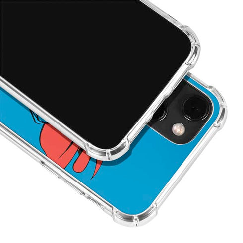 DC Comics Superman Classic Art Pose iPhone 14 Plus Clear Case