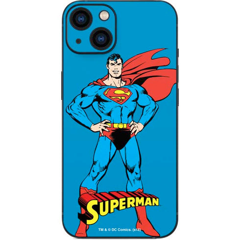 DC Comics Superman Classic Art Pose iPhone 15 Plus Skin
