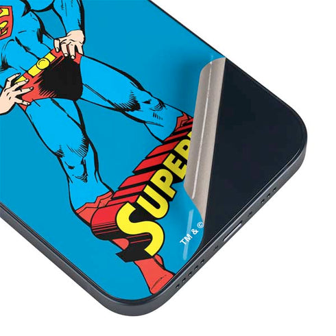 DC Comics Superman Classic Art Pose iPhone 15 Plus Skin