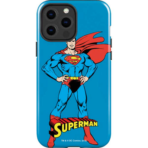 DC Comics Superman Classic Art Pose iPhone 15 Pro Max Impact Case