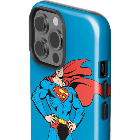 DC Comics Superman Classic Art Pose iPhone 15 Pro Max Impact Case