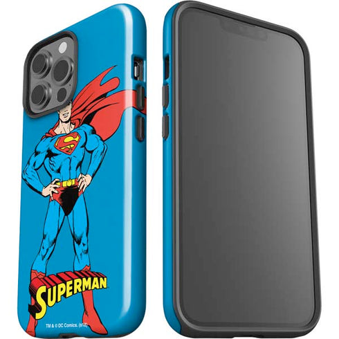DC Comics Superman Classic Art Pose iPhone 15 Pro Max Impact Case