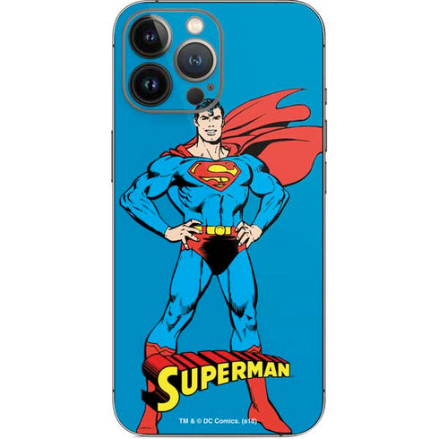 DC Comics Superman Classic Art Pose iPhone 14 Pro Max Skin