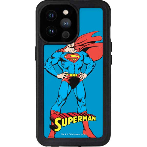 DC Comics Superman Classic Art Pose iPhone 14 Pro Max Waterproof Case