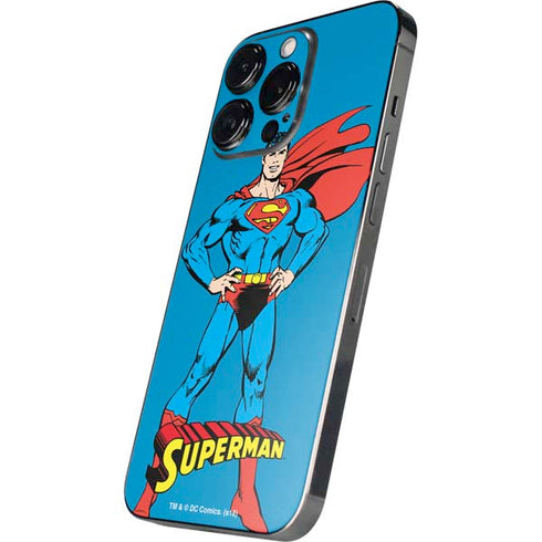 DC Comics Superman Classic Art Pose iPhone 14 Pro Skin