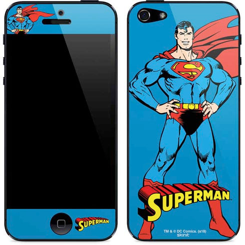 DC Comics Superman Classic Art Pose iPhone 5/5s/5SE Skin