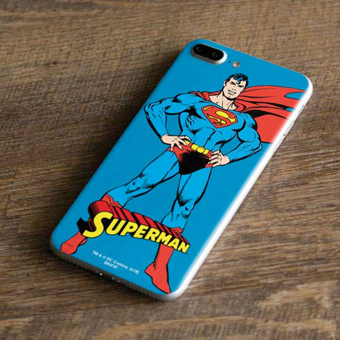 DC Comics Superman Classic Art Pose iPhone 8 Plus Skin