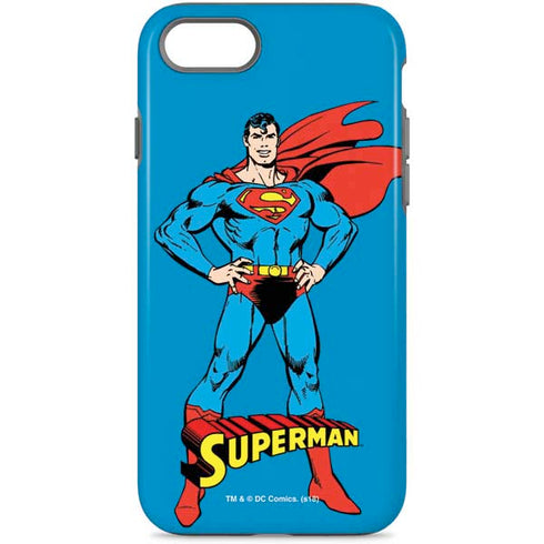 DC Comics Superman Classic Art Pose iPhone 8 Pro Case