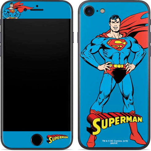 DC Comics Superman Classic Art Pose iPhone 8 Skin