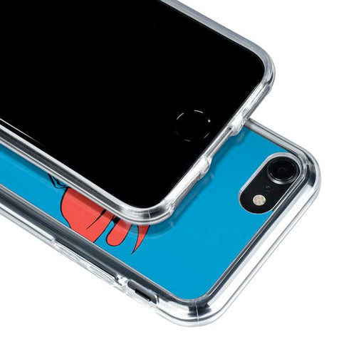 DC Comics Superman Classic Art Pose iPhone SE (2nd & 3rd Gen) Clear Case