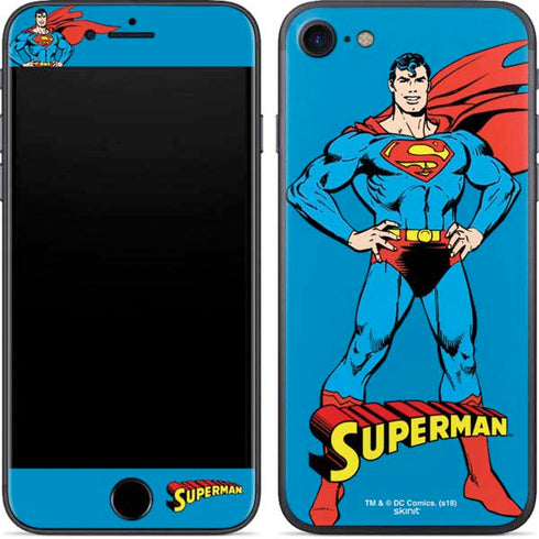 DC Comics Superman Classic Art Pose iPhone SE (2nd & 3rd Gen) Skin