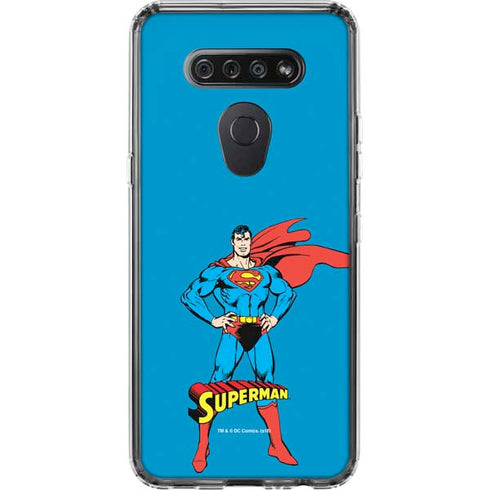 DC Comics Superman Classic Art Pose LG K51/Q51 Clear Case