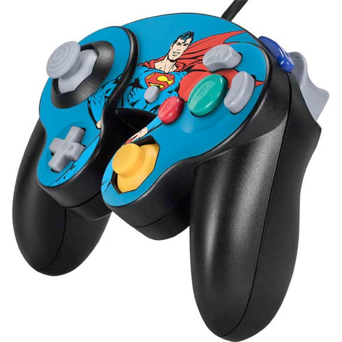 DC Comics Superman Classic Art Pose Nintendo GameCube Controller Skin