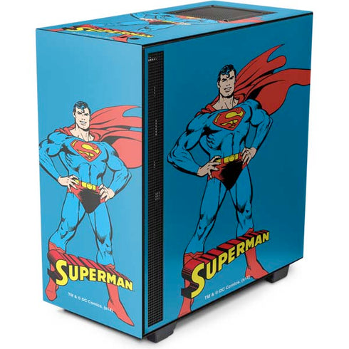 DC Comics Superman Classic Art Pose NZXT H510 Compact ATX Mid-Tower Case Skin