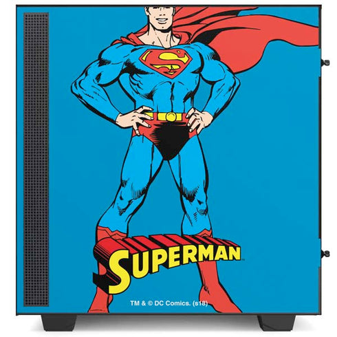 DC Comics Superman Classic Art Pose NZXT H510 Compact ATX Mid-Tower Case Skin