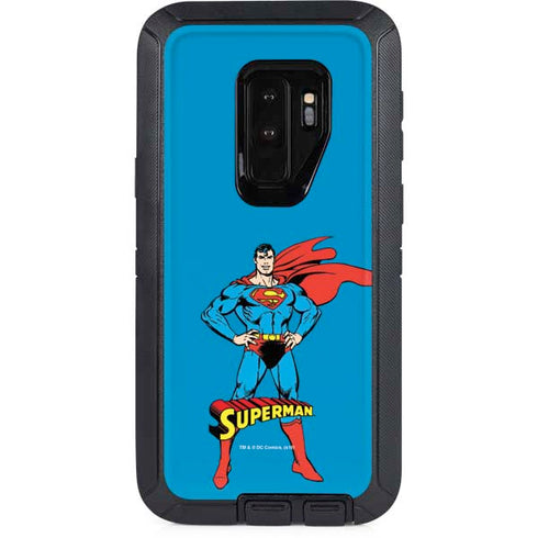 DC Comics Superman Classic Art Pose Otterbox Defender Galaxy Skin