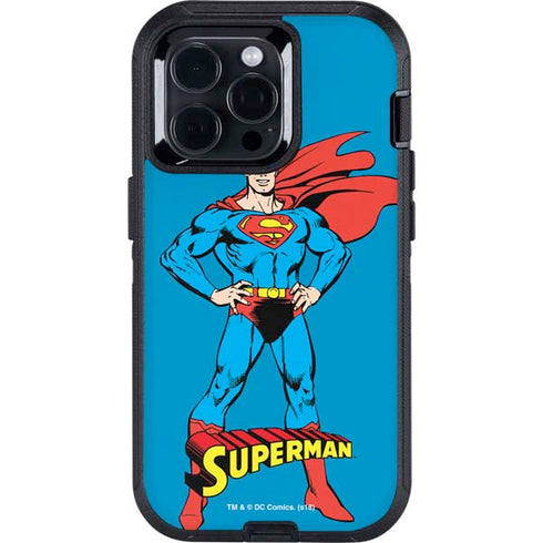 DC Comics Superman Classic Art Pose Otterbox Defender iPhone Skin