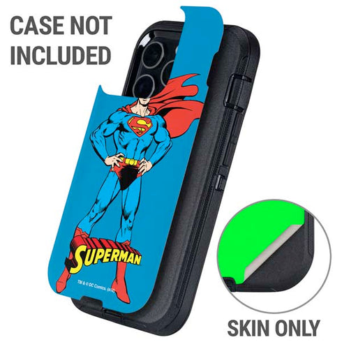 DC Comics Superman Classic Art Pose Otterbox Defender iPhone Skin