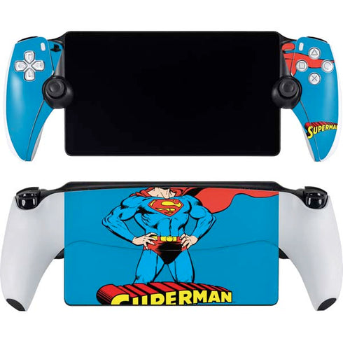 DC Comics Superman Classic Art Pose PlayStation Portal Remote Player Skin