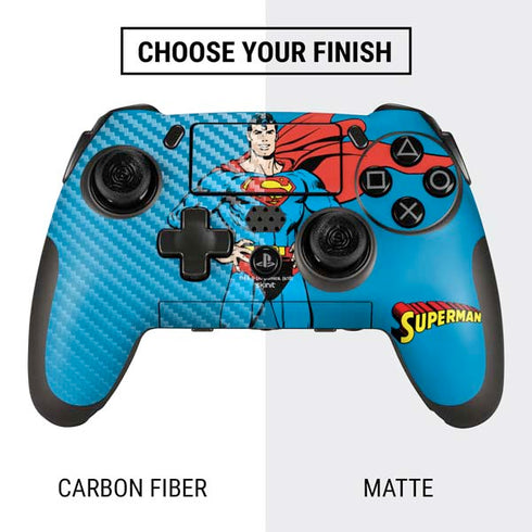 DC Comics Superman Classic Art Pose PlayStation Scuf Vantage 2 Controller Skin