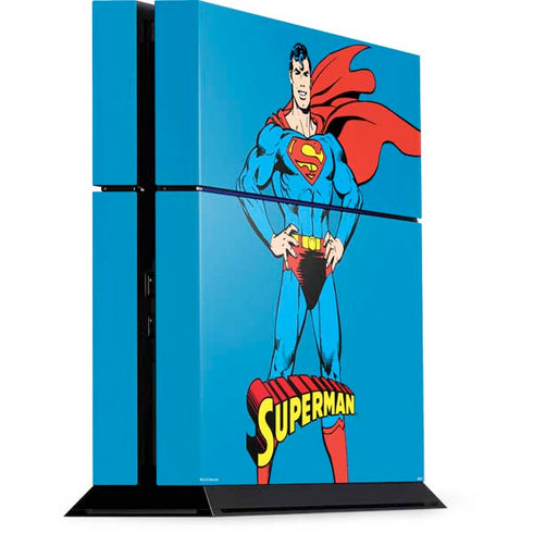 DC Comics Superman Classic Art Pose PS4 Console Skin