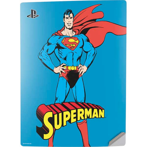 DC Comics Superman Classic Art Pose PS5 Digital Edition Console Skin
