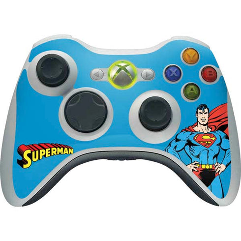 DC Comics Superman Classic Art Pose Xbox 360 Wireless Controller Skin