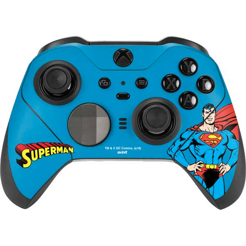 DC Comics Superman Classic Art Pose Xbox Elite Wireless Controller Series 2 Skin