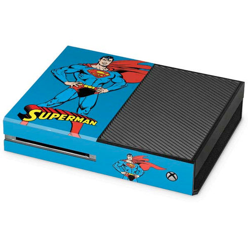DC Comics Superman Classic Art Pose Xbox One Console Skin
