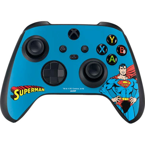 DC Comics Superman Classic Art Pose Xbox Series X Controller Skin