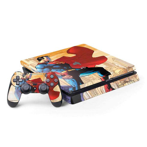 DC Comics Superman For Tomorrow Cover Art by Jim Lee PS4 Slim Bundle Skin