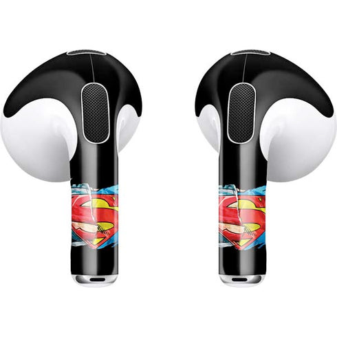 DC Comics Superman Shield Apple AirPods (3rd Gen 2021) Skin